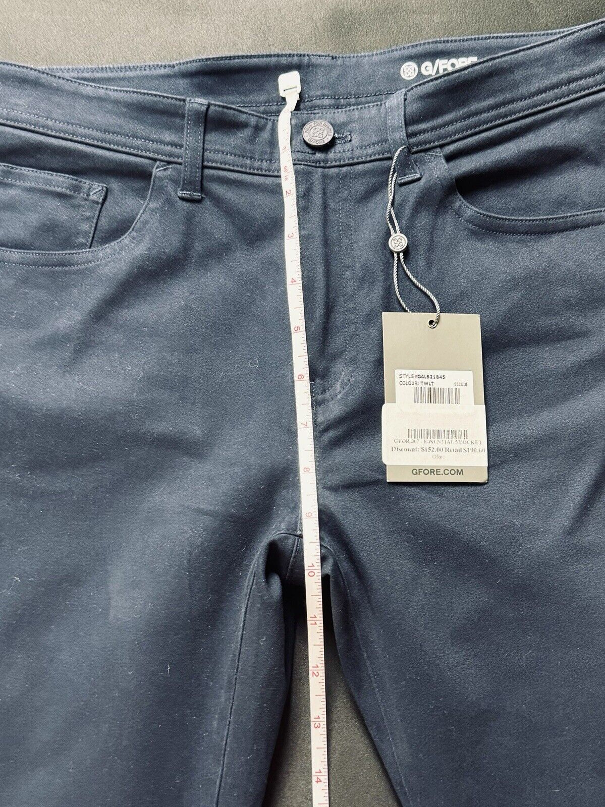 $190 G/Fore Women’s Navy Golf Pants Sz 6 (B.81)