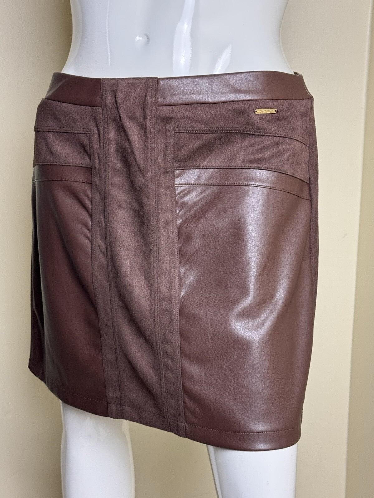 $49 Marc New York Women's Brown Skirt Sz XL (B.52)