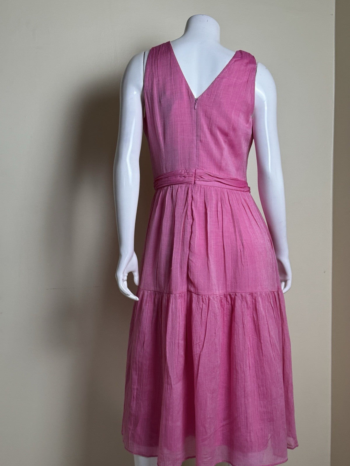 $139 DKNY Women’s Pink Maxi Dress Sz 8    (B.099)