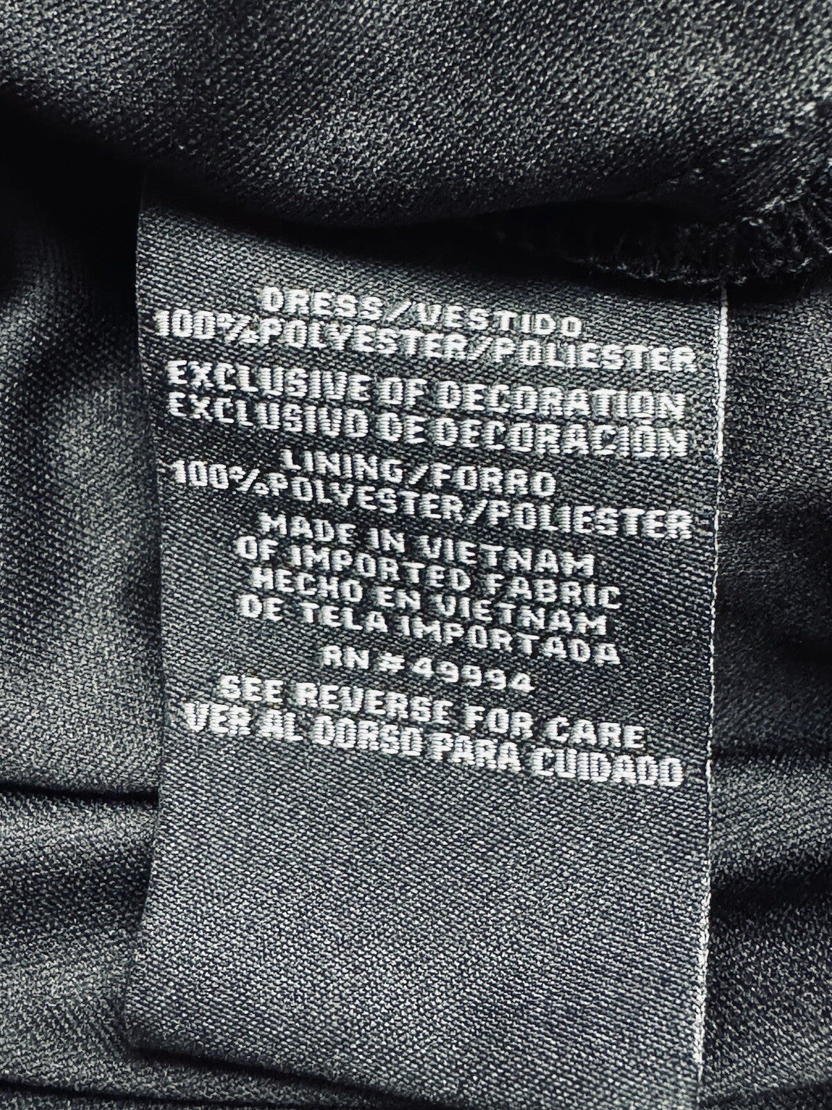 R&M RICHARDS Women’s Shift Black Dress Sz 16.    (B.94)