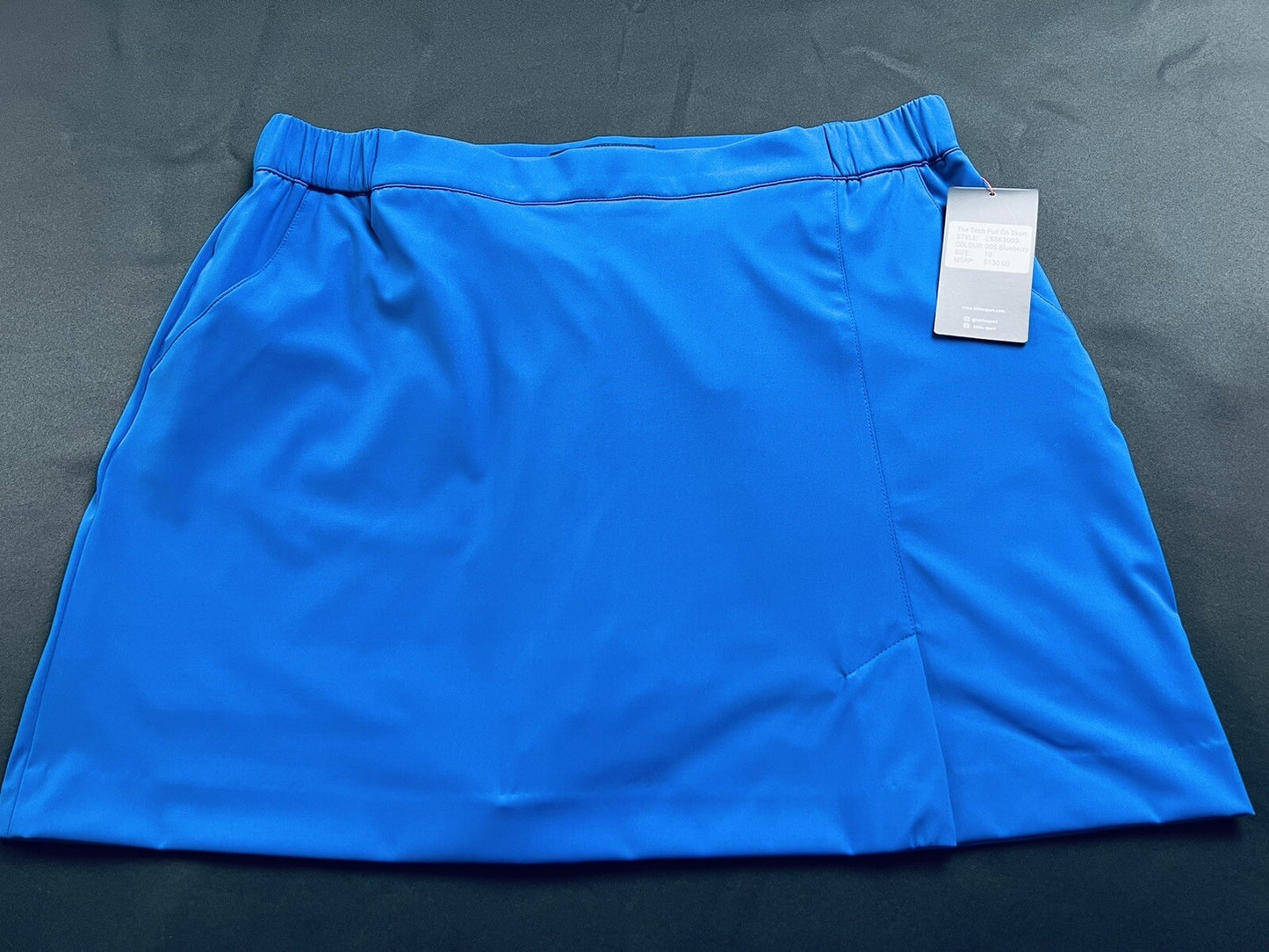 LOHLA Sport Golf Skort Pull On Skirt Sz 10 Pockets