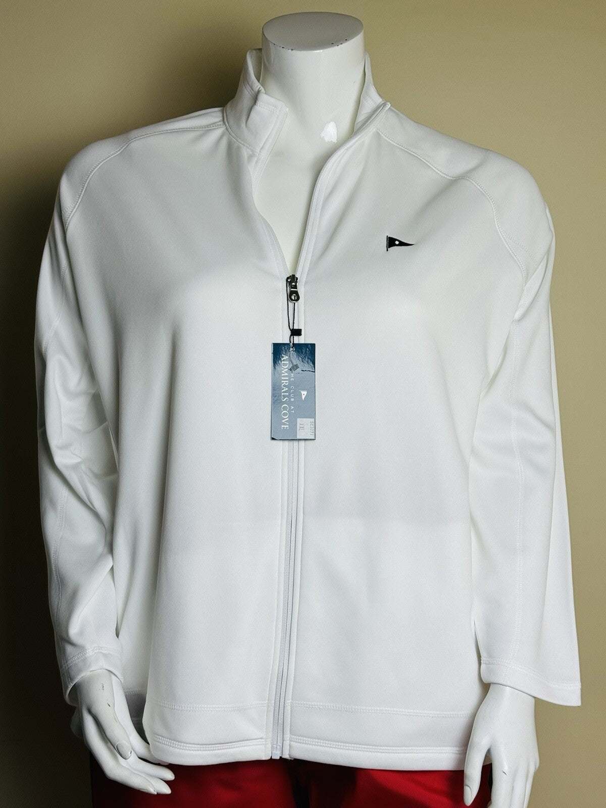 ADMIRALS COVE Women’s White Jacket Sz 2XL.  (B.106)