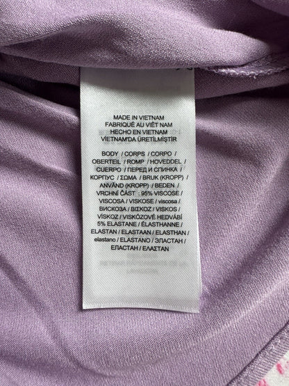 $99 Lauren Ralph Lauren Women’s Blouse Purple Sz 2XL.    (B.125)