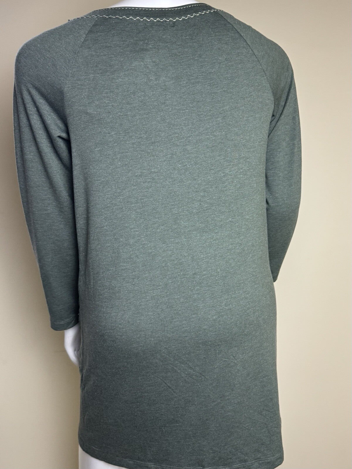 $98 Max Studio Women’s Green Army Dress Sz L        (B.38)