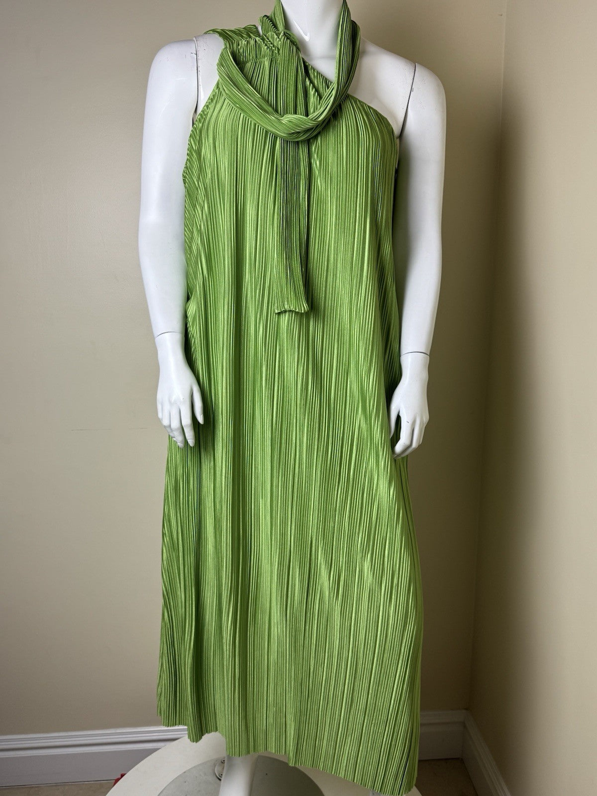 Lovely Grace Women’s Maxi Long Green Dress Sz 2X.  (B.154)