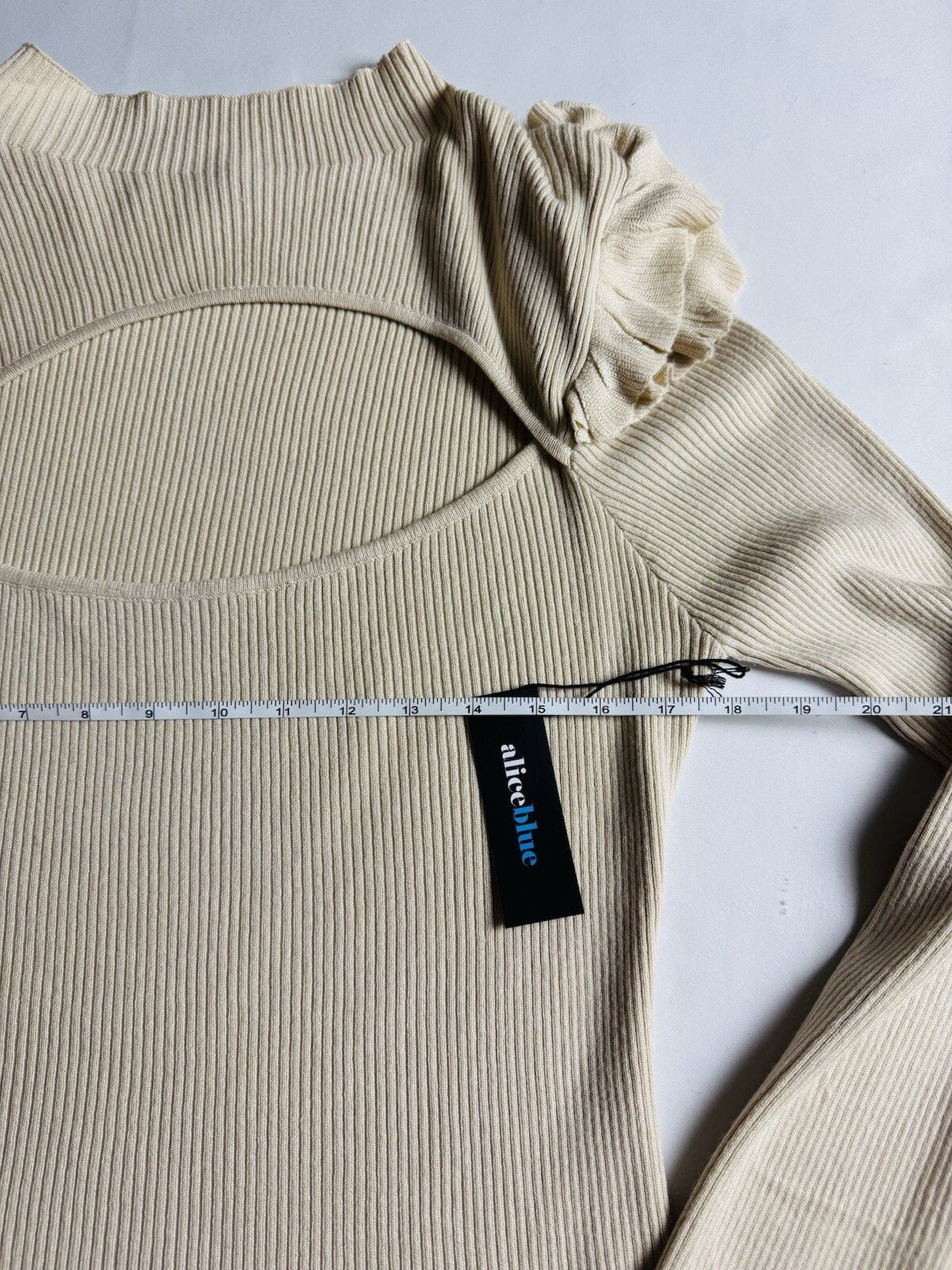 Alice Blue Women's Knit Sweater Size XL. (B.52)