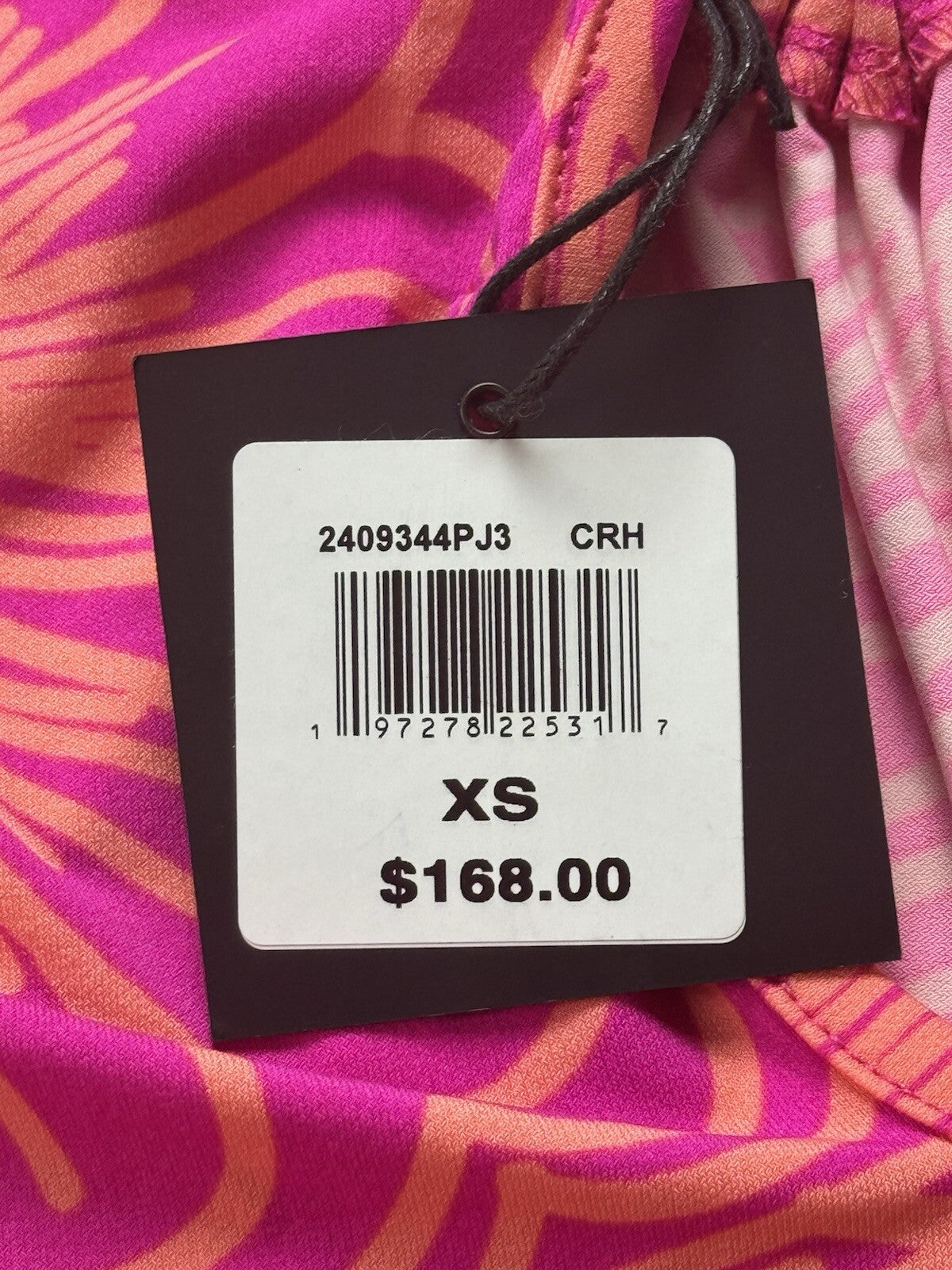 $168 Trina Turk Dress Halter Shift Mini Size XS (B.140)