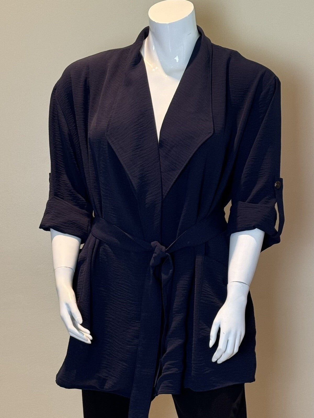 Rafaella Woman’s 3/4 Sleeve Pockets Cardigan Top Sz XL.  (61)