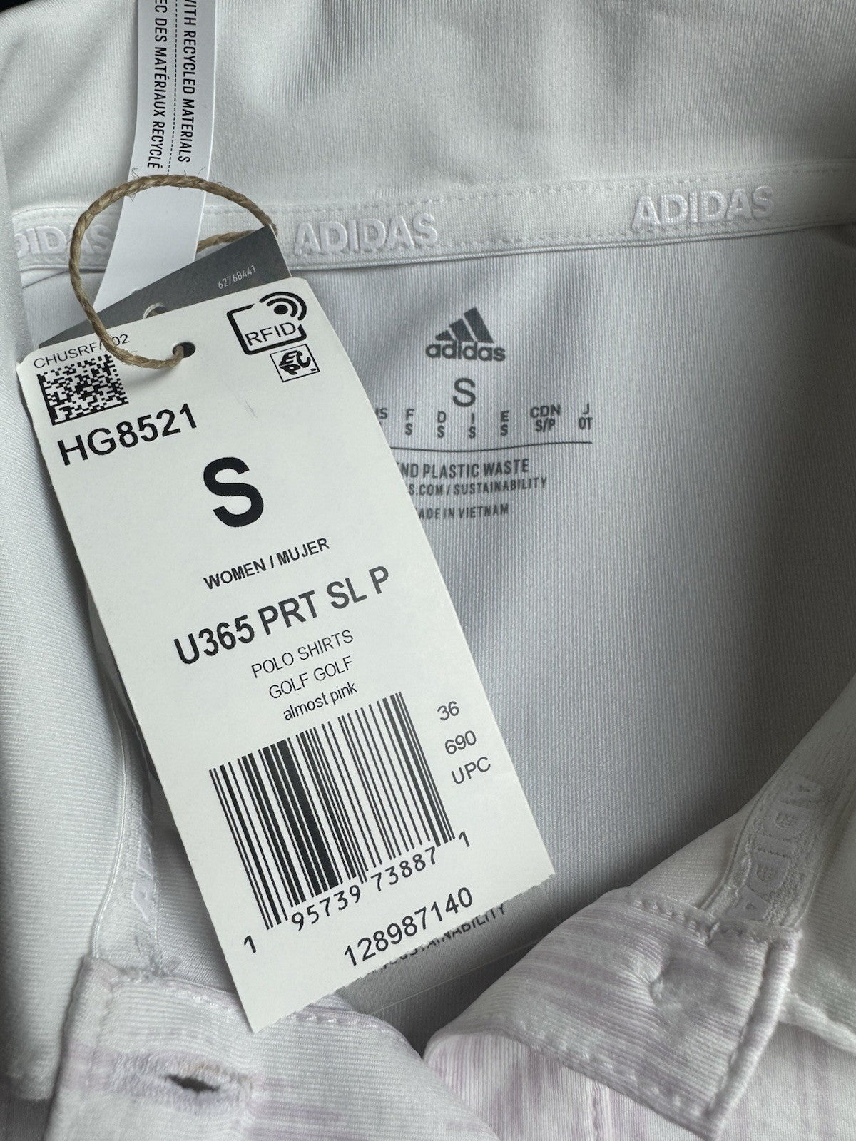 $75 Adidas Women’s Golf Shirt Sz S    (B.162)