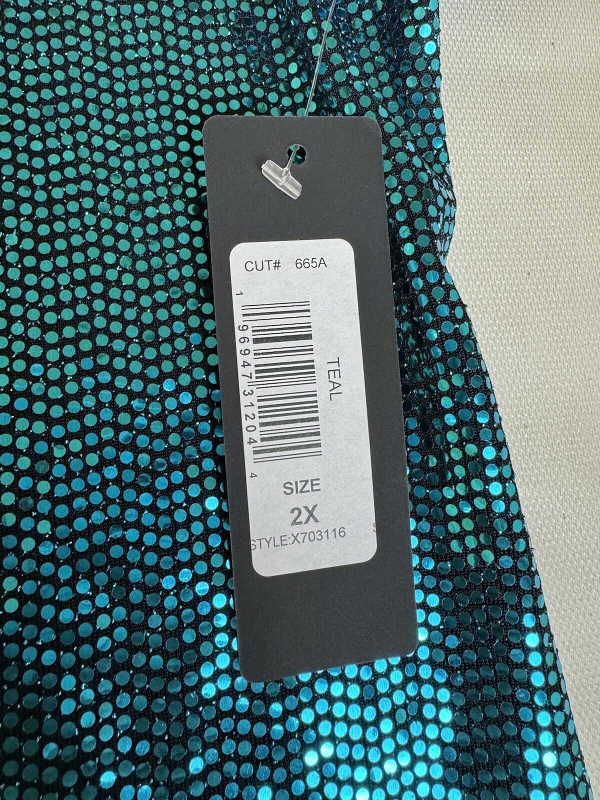 Bebe Women's Sequined Aqua Blue Dress Sz 2X. (51)