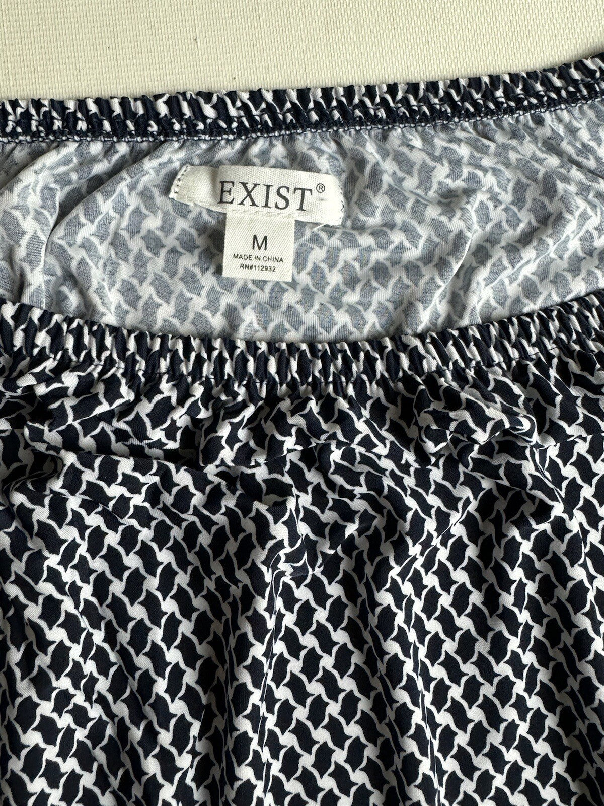 Exist Womens JumpSuit Size M Navy White (51)