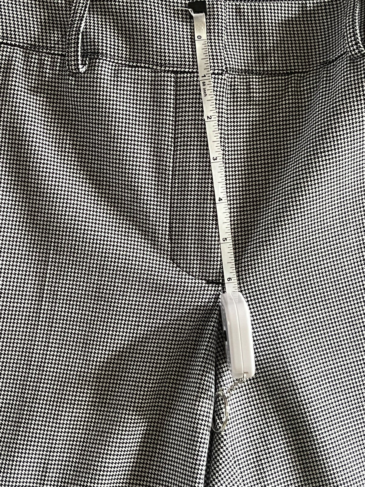 Lizzie Driver Women’s Houndstooth Golf Pants Sz 4 Black White Checks Pattern