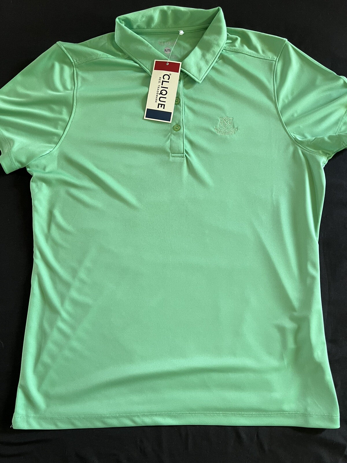 Clique Women’s Top Golf Polo Shirt Green Sz XL (16)