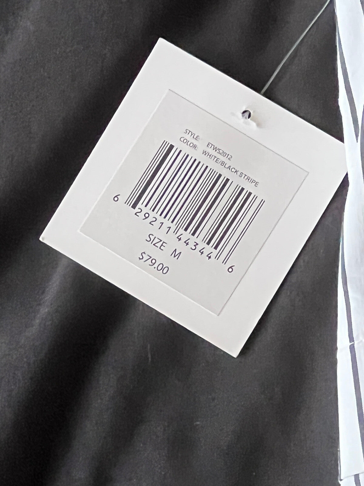 Ellen Tracy Women's Striped Sleeveless Shirt Sz M