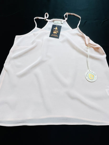 Spartina 449 Pearl Pink 100% Silk Cordelia Tank Camisole Womens Size S