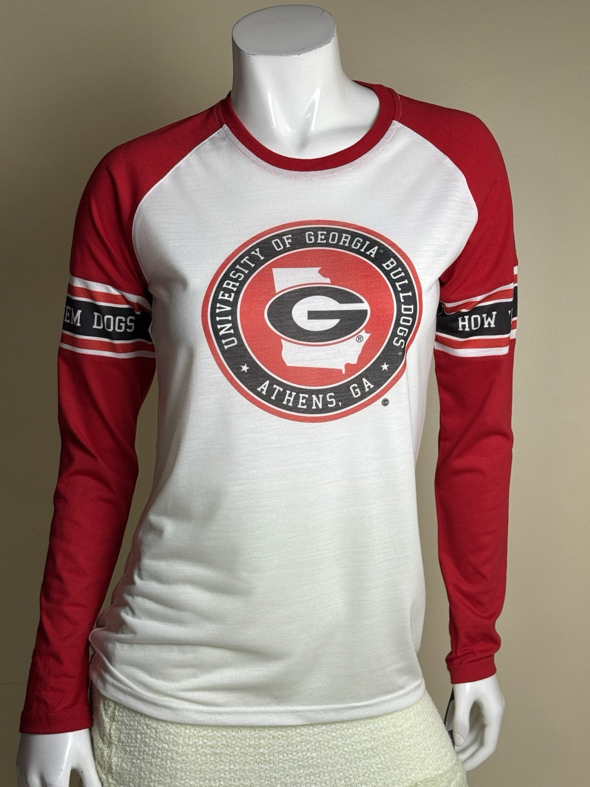 LeverWear Women's University of Georgia Logo Sweatshirt Sz M.   (B.032)