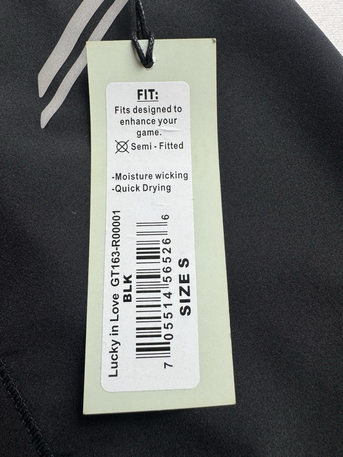 Lucky In Love Tech Performance Women’s Sleeveless Golf Shirt Sz S.     (B.163)