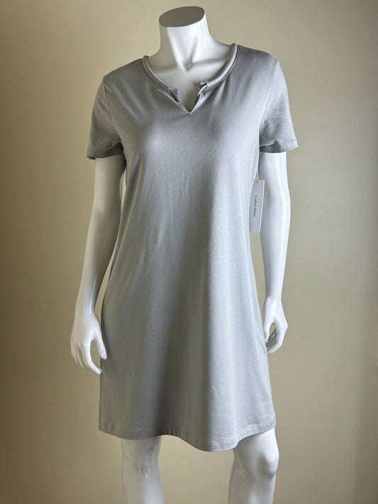 $49 CALVIN KLEIN Women’s Size L Gray Dress  (04)