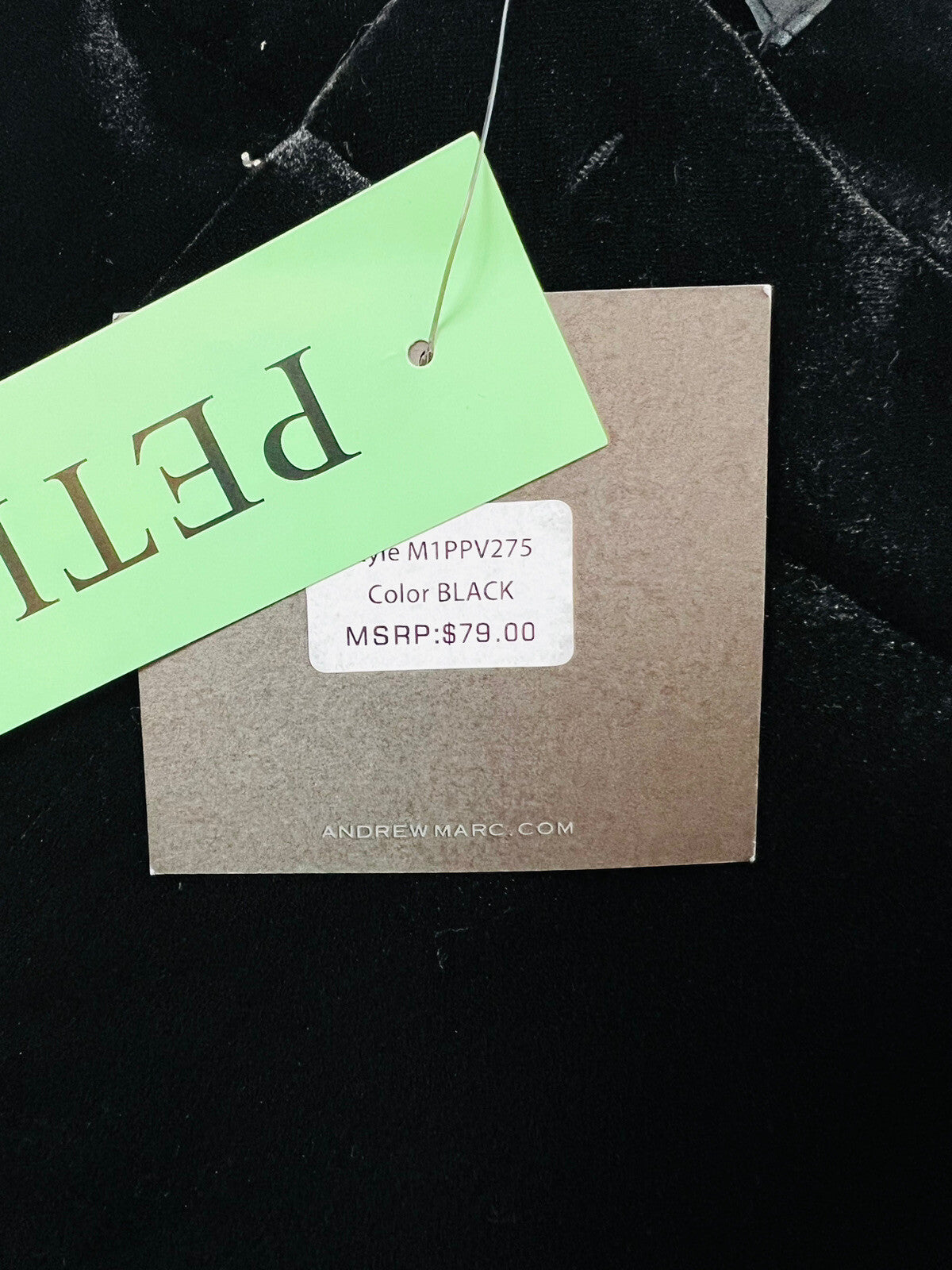 $79 Marc Jacobs Women’s Black Velour Pants Sz PL