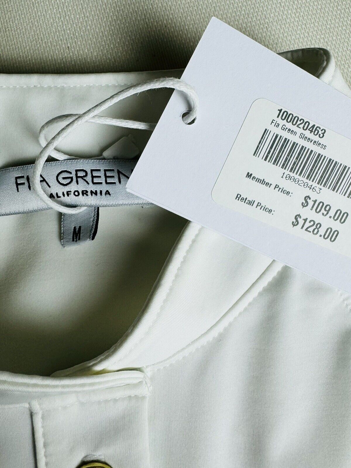 FIA Green California Women’s Top Sz M Golf Shirt. (67)