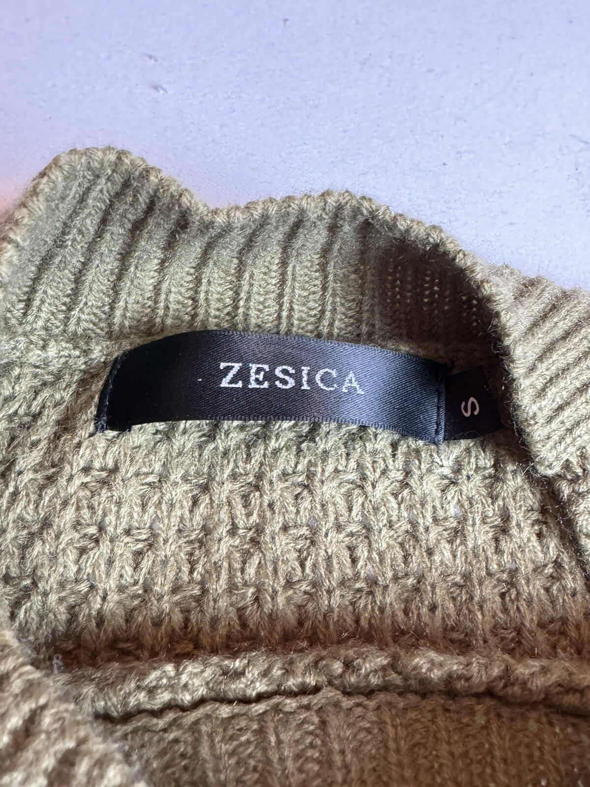 Zesica Women's Green Sweater Dress Size S.  (75)