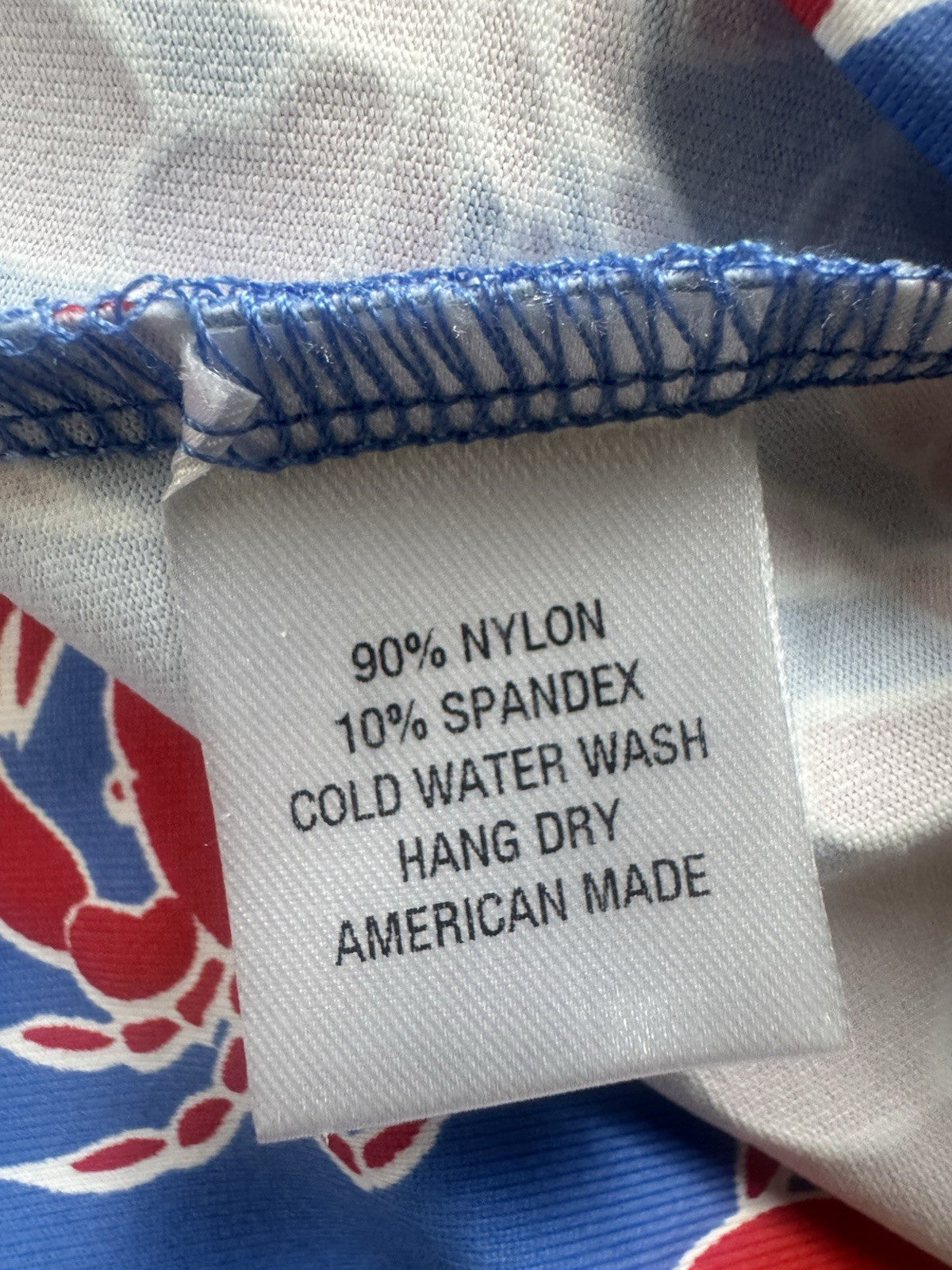 Sailor-Sailor Women’s Crabs Printed Golf Tennis Shirt Size L    (B.161)