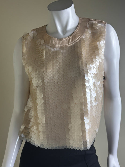 Alice Blue Women’s Sleeveless Blouse Sz L.   (B.150/1)