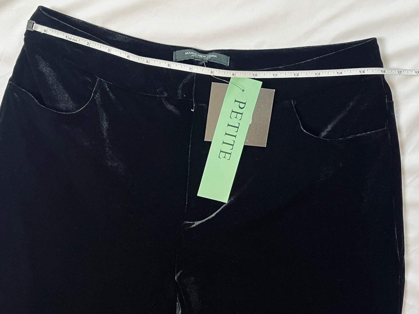 $79 Marc Jacobs Women’s Black Velour Pants Sz PL