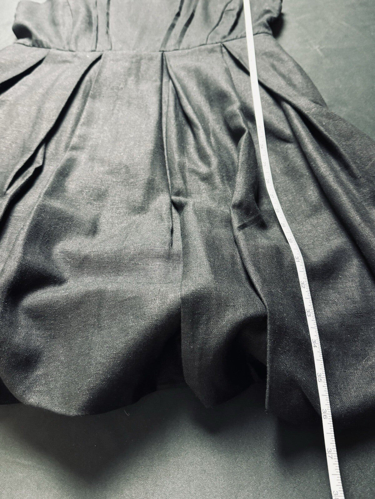 Cynthia Rowley Women’s Mini A Line Babydoll Dress Black Sz M (B.85)