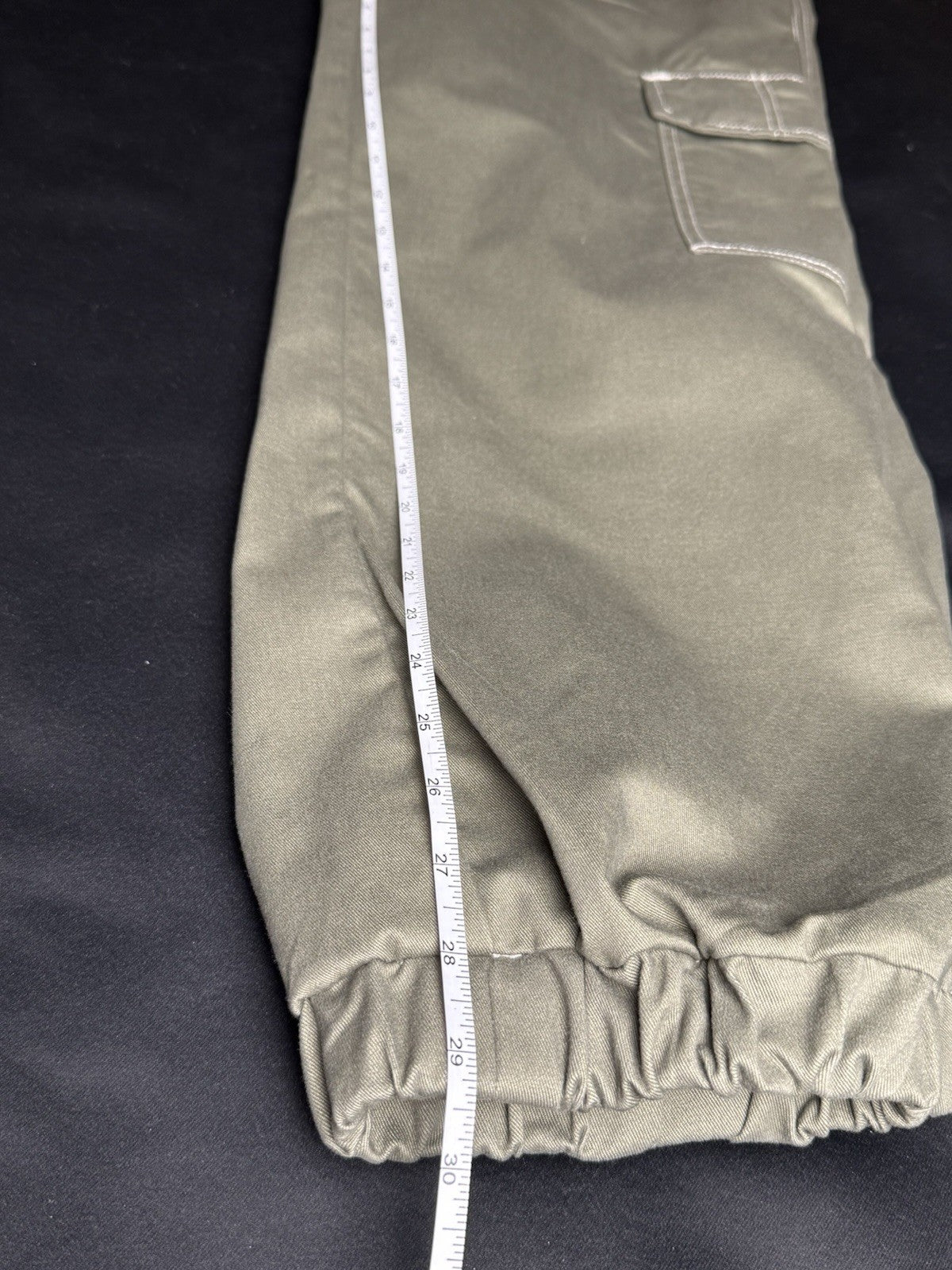 $199 True Religion Women’s Bobbi Baggy Cargo Jeans Jogger Sz 28       (B.154/1)