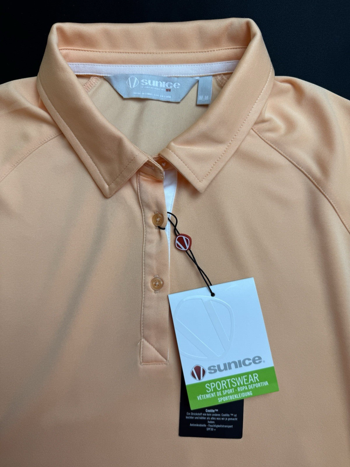 Sunice Performance Polo Shirt Womens Sz M  (B.165)