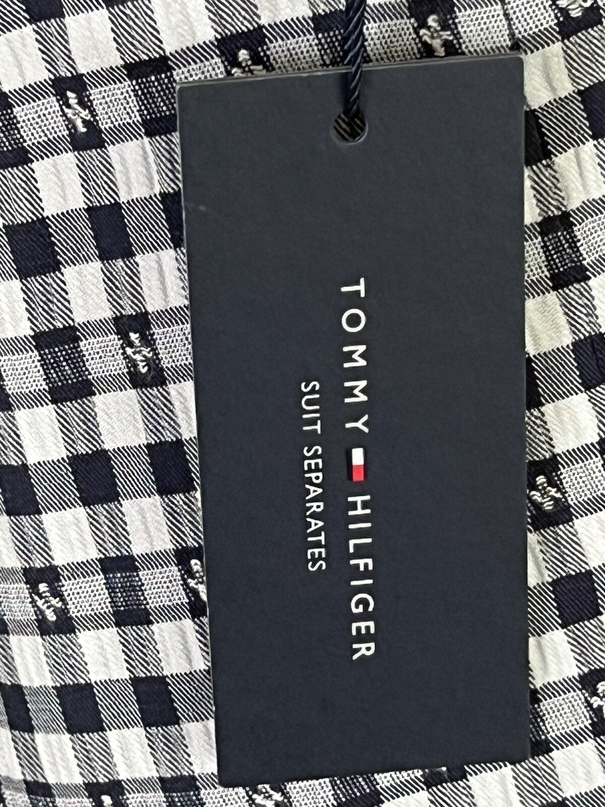 $89 Tommy Hilfiger Size 4 A Line Skirt Navy White