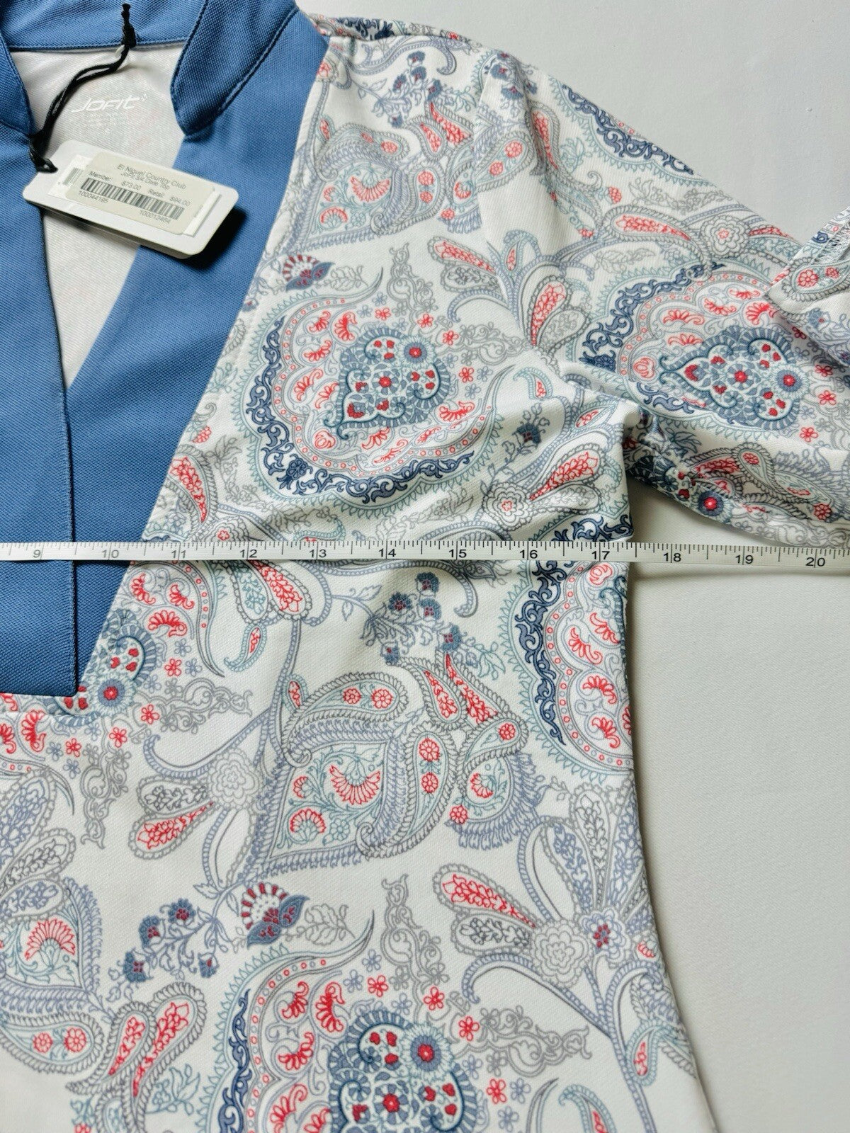 Jofit Women’s Top Size S Raglan Sleeves Golf Shirt Multicolor.       (B.103/1)