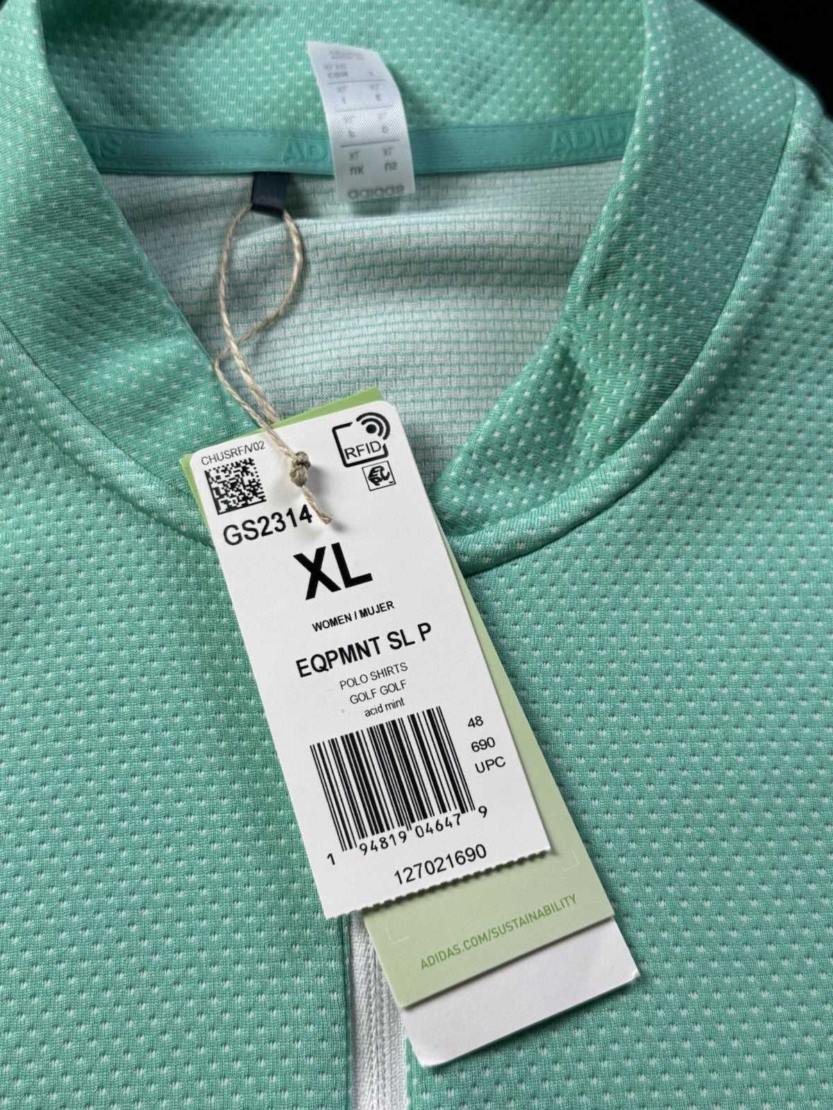 $65 Adidas Women’s Golf Shirt Sz XL    (B.183)