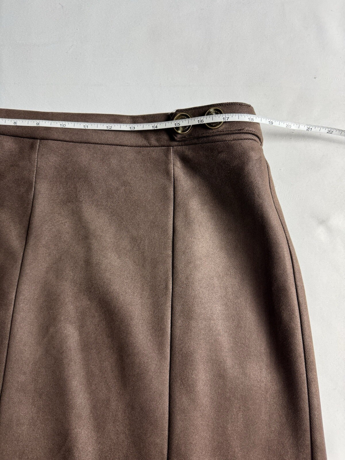 $49 Marc New York Women's Brown Skirt Sz XL (B.125)