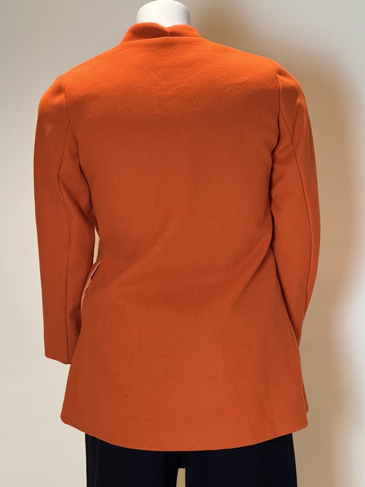 Omoone Women's Cardigan Coat Long Sleeve Size L Orange     ((64)