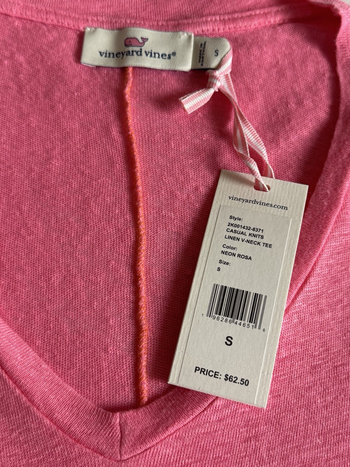 Vineyard Vines Women’s T-shirt Wale Logo Sz S.     (B.187)