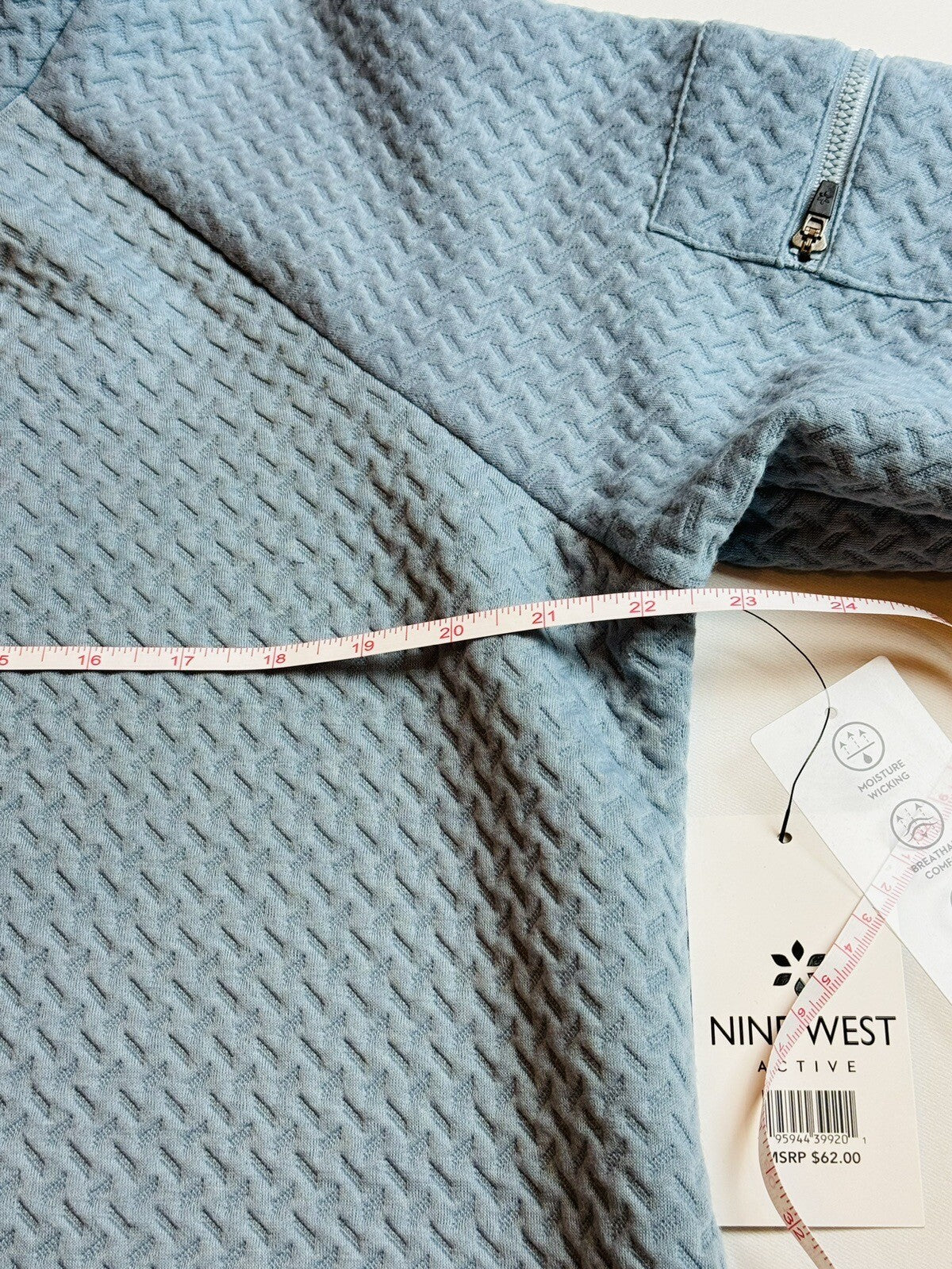 $62 Nine West Women’s Sweater Long Sleeve Pullover Active Sz XL.   (B.65)