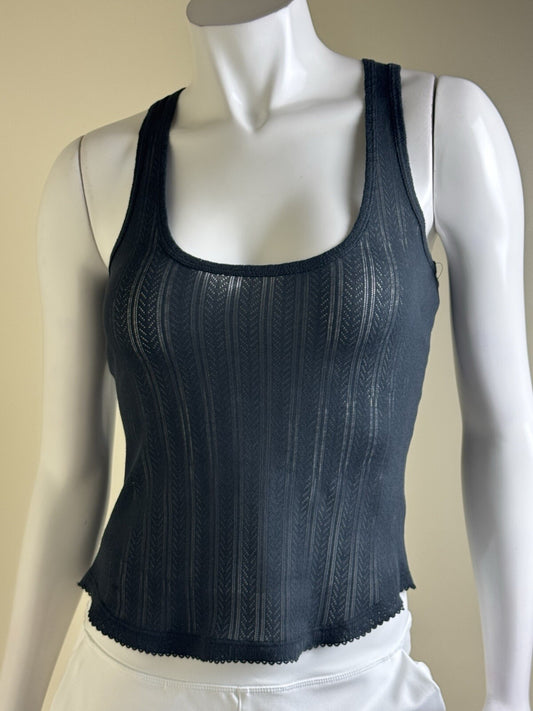 $98 SOFT JOIE MILEY Black TANK TOP Sz XS. (B.134)