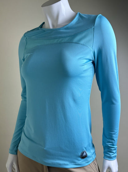 LeverWear Women's Golf Long Sleeve Shirt Sz S.   (B.105)