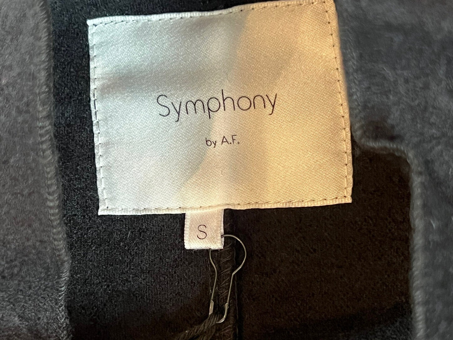Symphony Women’s Black Jacket Sz S