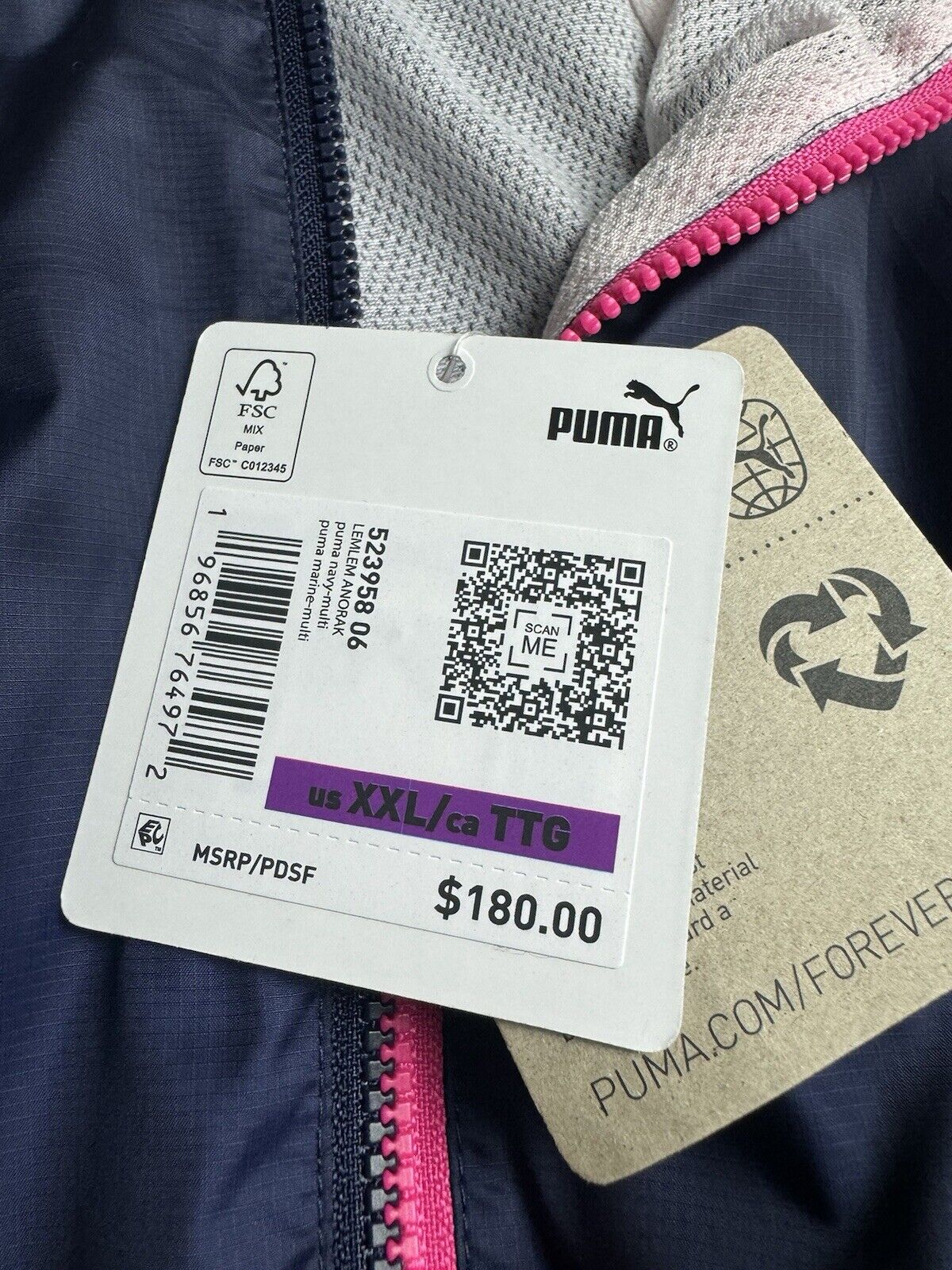 $180 Puma Women’s Hooded Dress Sz 2XL