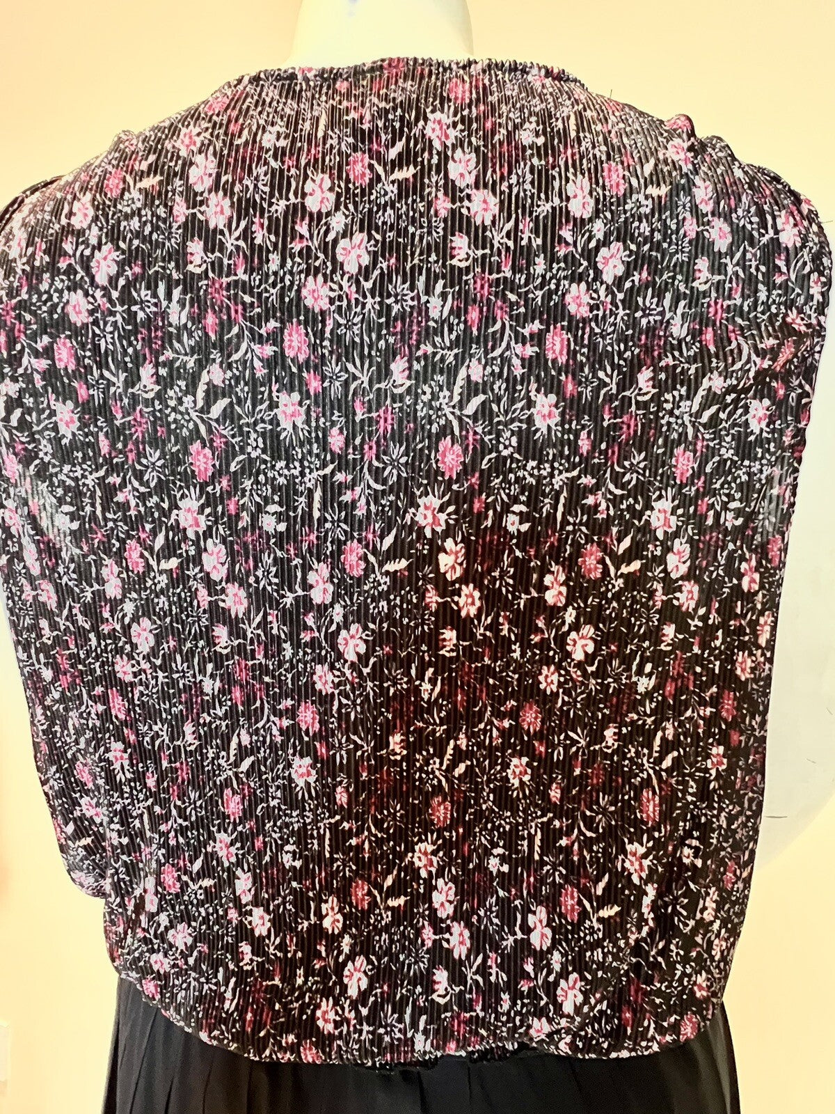 Bobeau Women's Blouse Floral Sleeveless Top Size L (9)