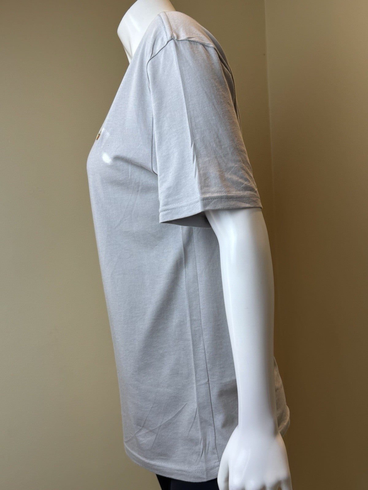 Bull’s Bridge Women’s T-Shirt Short Sleeve Gray Sz S.  (B.165)