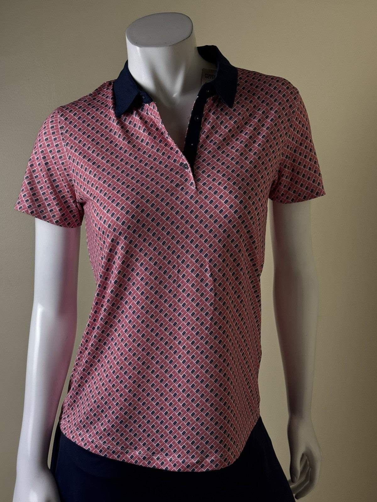 Puma Women’s American Flag Printed Golf Shirt Sz S.   (B.164/3)