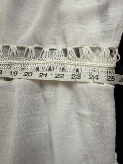 LIV LOS ANGELES Women's Open Front Crochet Lace Cardigan Size L.     (B.167)