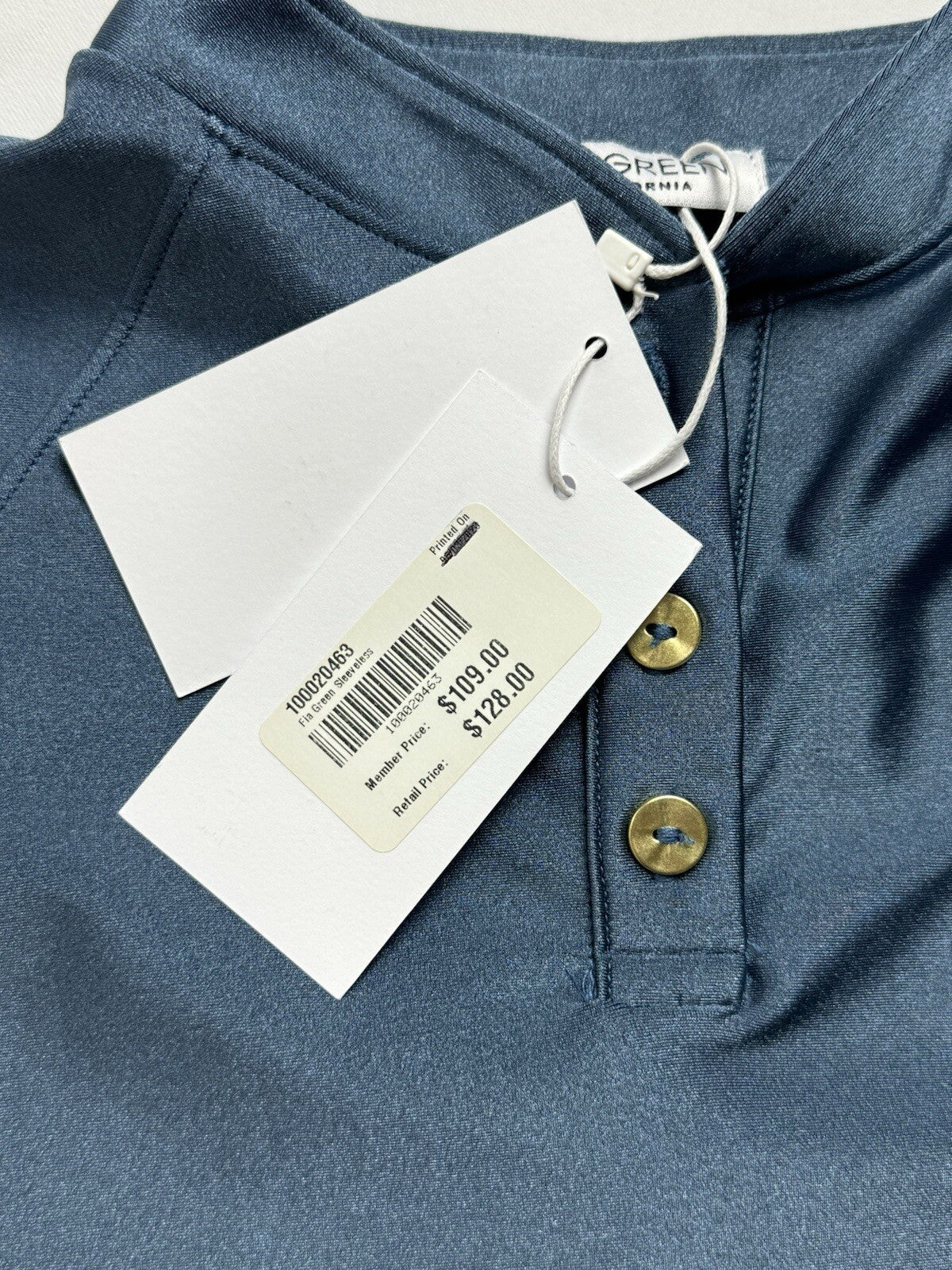 FIA Green California Women’s Top Sz M Golf Shirt. (B.96)