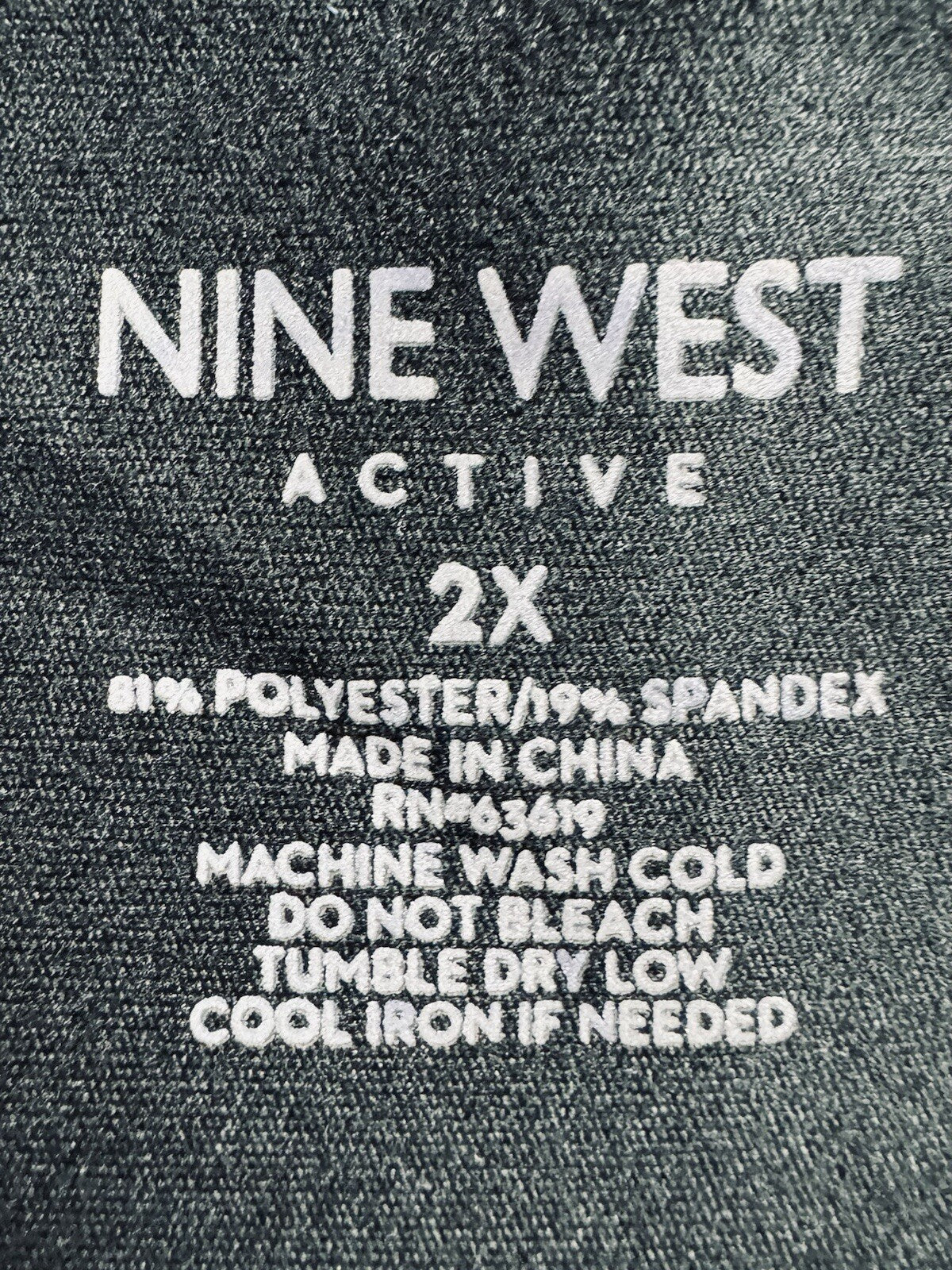 $70 Nine West Women’s Black Stretch Pants Sz 2X. (B.119)