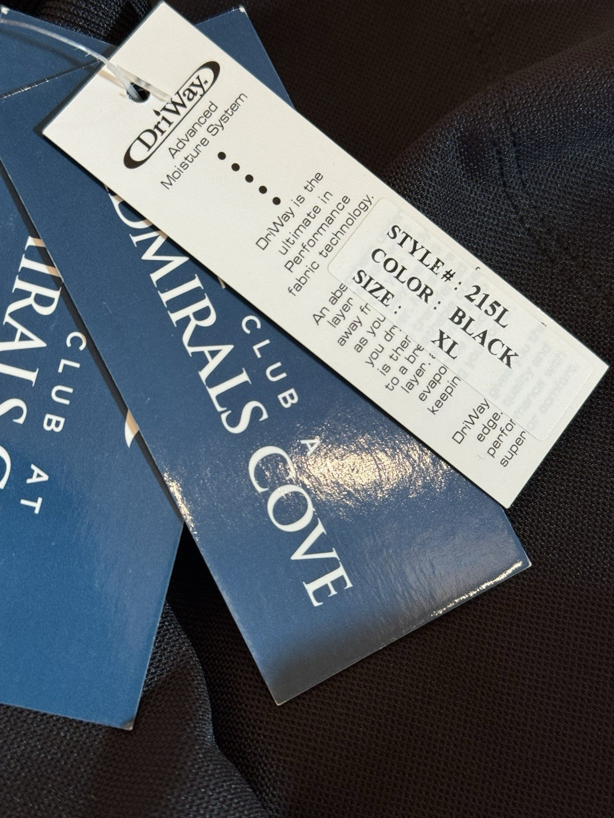 ADMIRALS COVE Women’s Golf shirt Sz XL.    (B.166)