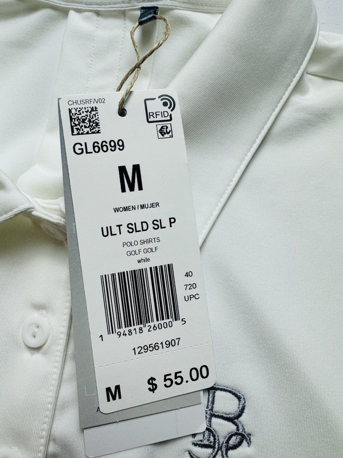 Adidas Women’s Golf Shirt SZ M Climacool  (B.139)